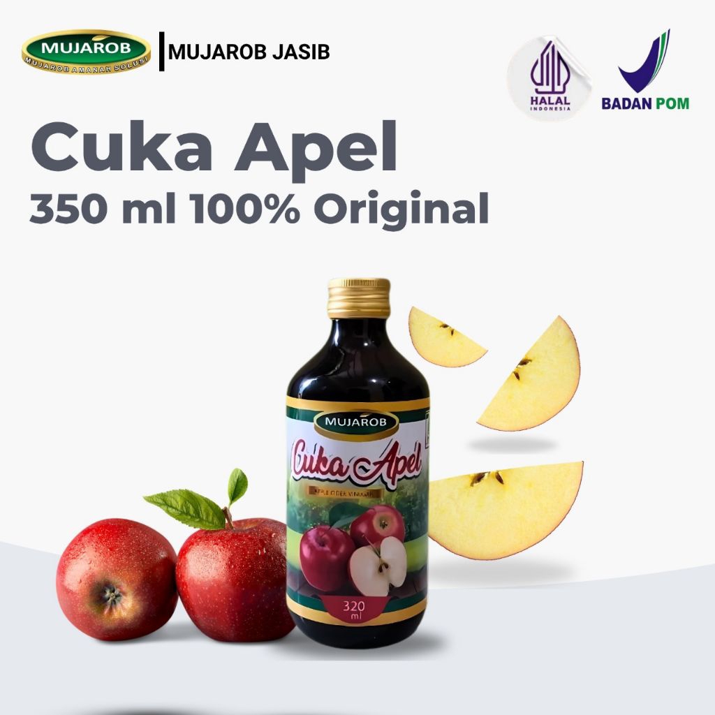 

Cuka Apel Alami 320ml – BPOM | Cuka Apel untuk Diet, Pencernaan, dan Kesehatan