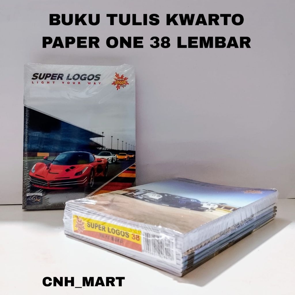 

(10)Buku Tulis Kwarto Paper One Super Logos 38 Lembar - Buku Tulis -