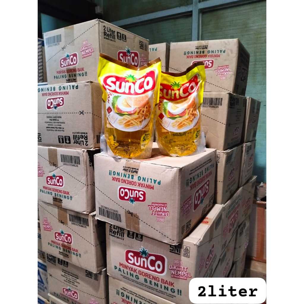 

sunco 2 liter SUNCO 2 LITER MINYAK GORENG SEHAT TERMURAH