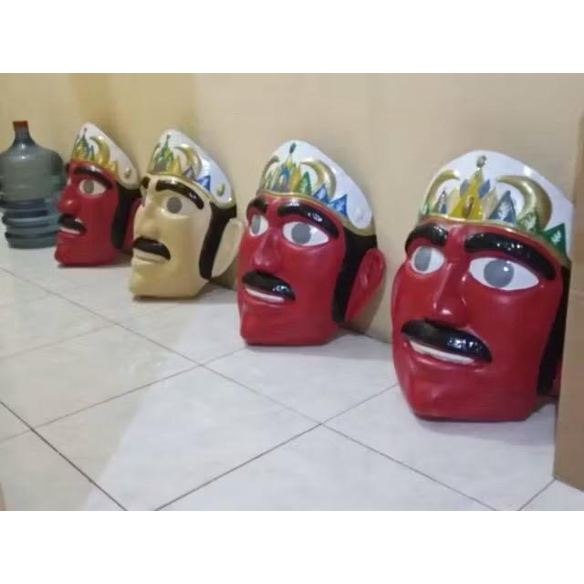 PREMIUM TOPENG ONDEL ONDEL BETAWI ABANG NONA NONE JAKARTA TRADISIONAL KEMBANG KELAPA RUMBAI KEBAYA H