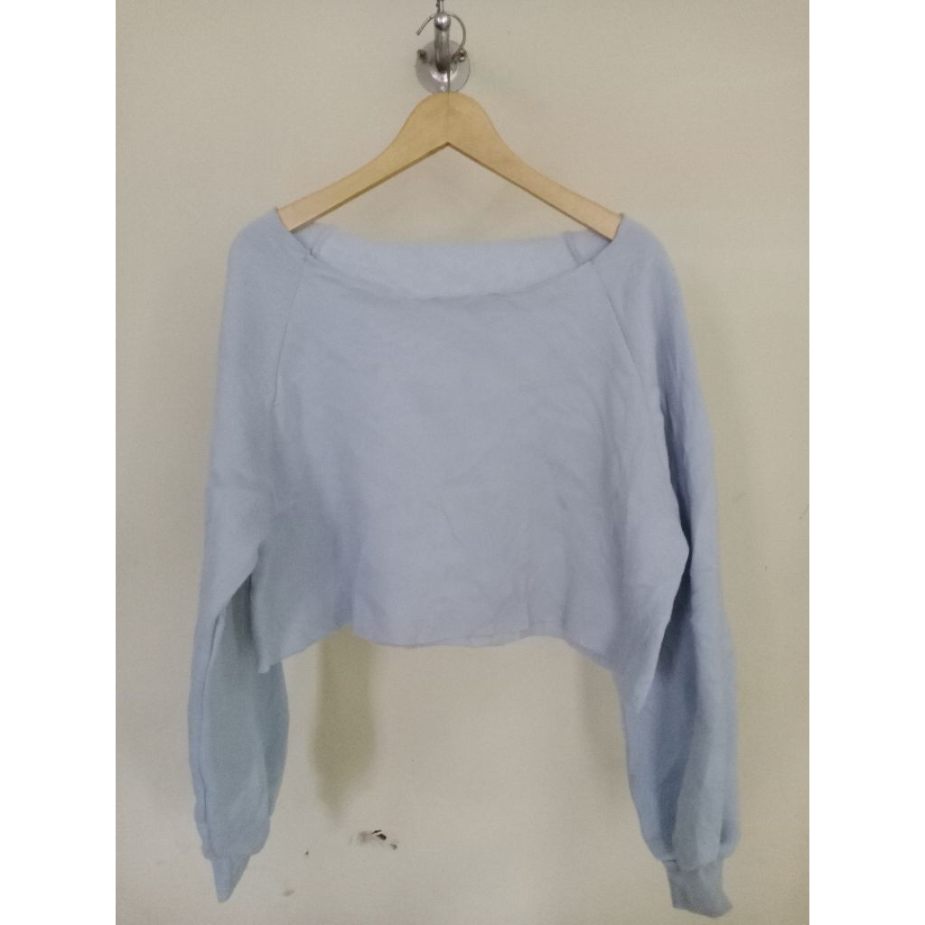 CROP TOP CN SWEATER CREWNAK