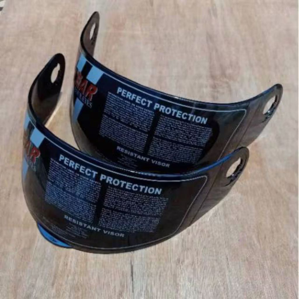 Visor helm kaca helm KYT X rocket Xroket iridium silver / Pelangi