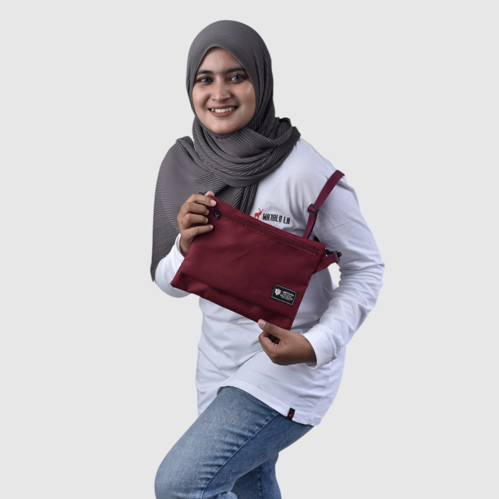 Fanteus Sling Bag Pria Distro Tas Selempang Mini Minimalis