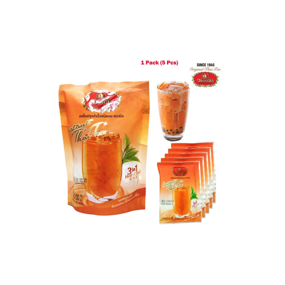 

RB Thai Tea Instant 3 in 1 Chatramue 100 gram (5 saset x 20 gram)