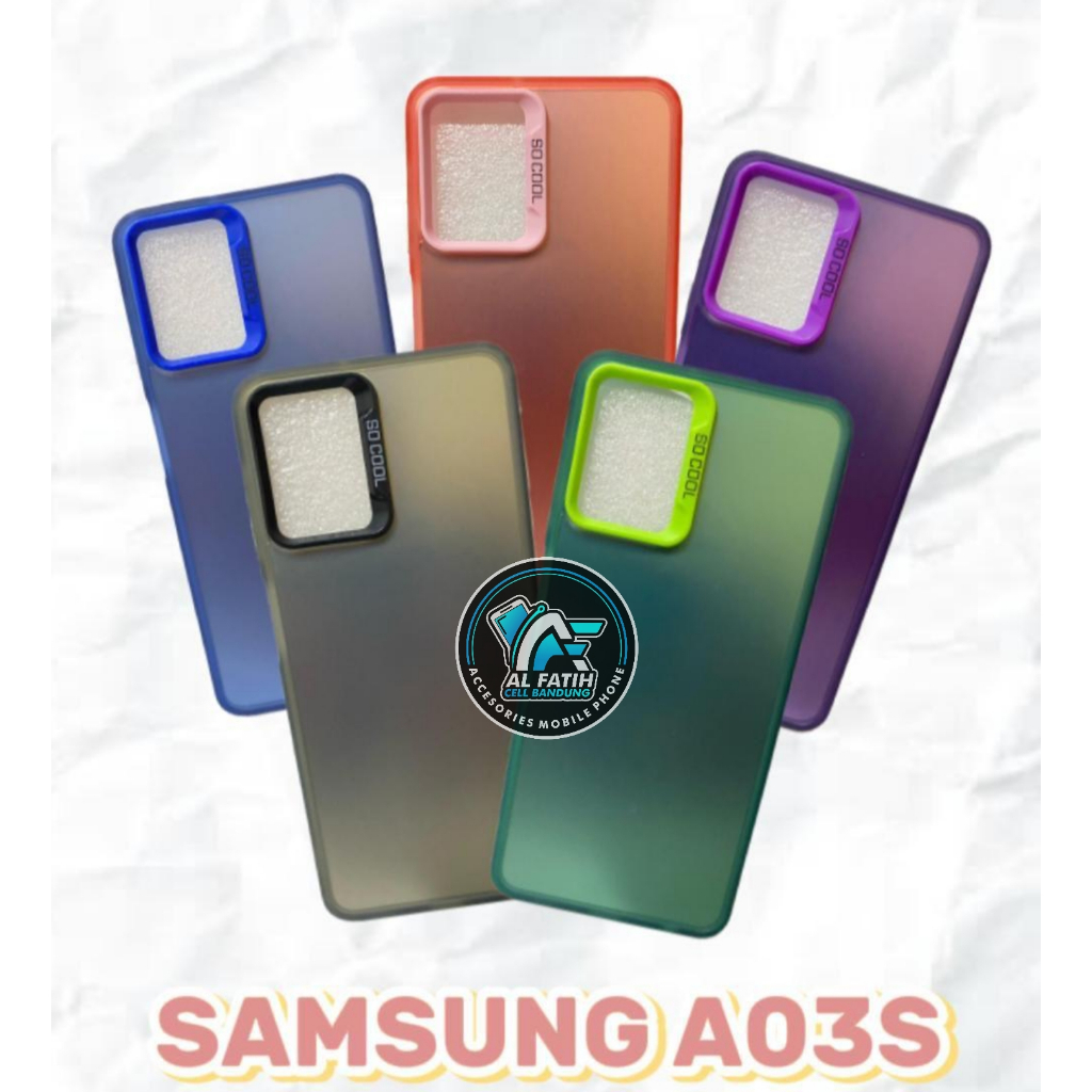 Softcase Case IMD Macaron Matte Samsung A03S A02S