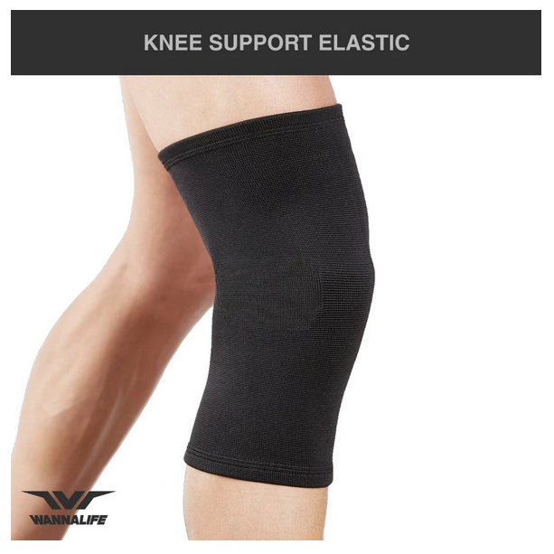 Knee Support Deker Pelindung Lutut Kaki Olahraga Basket Hitam Pendek / Knee Pad Decker  Pengaman Lut