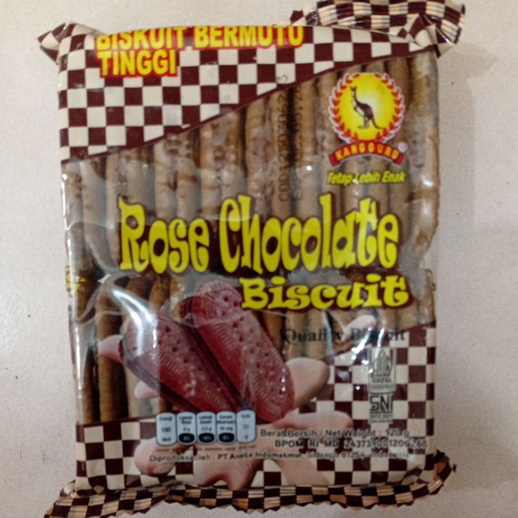 

Rose Chocolate Biscuit 120gr 1 Bungkus