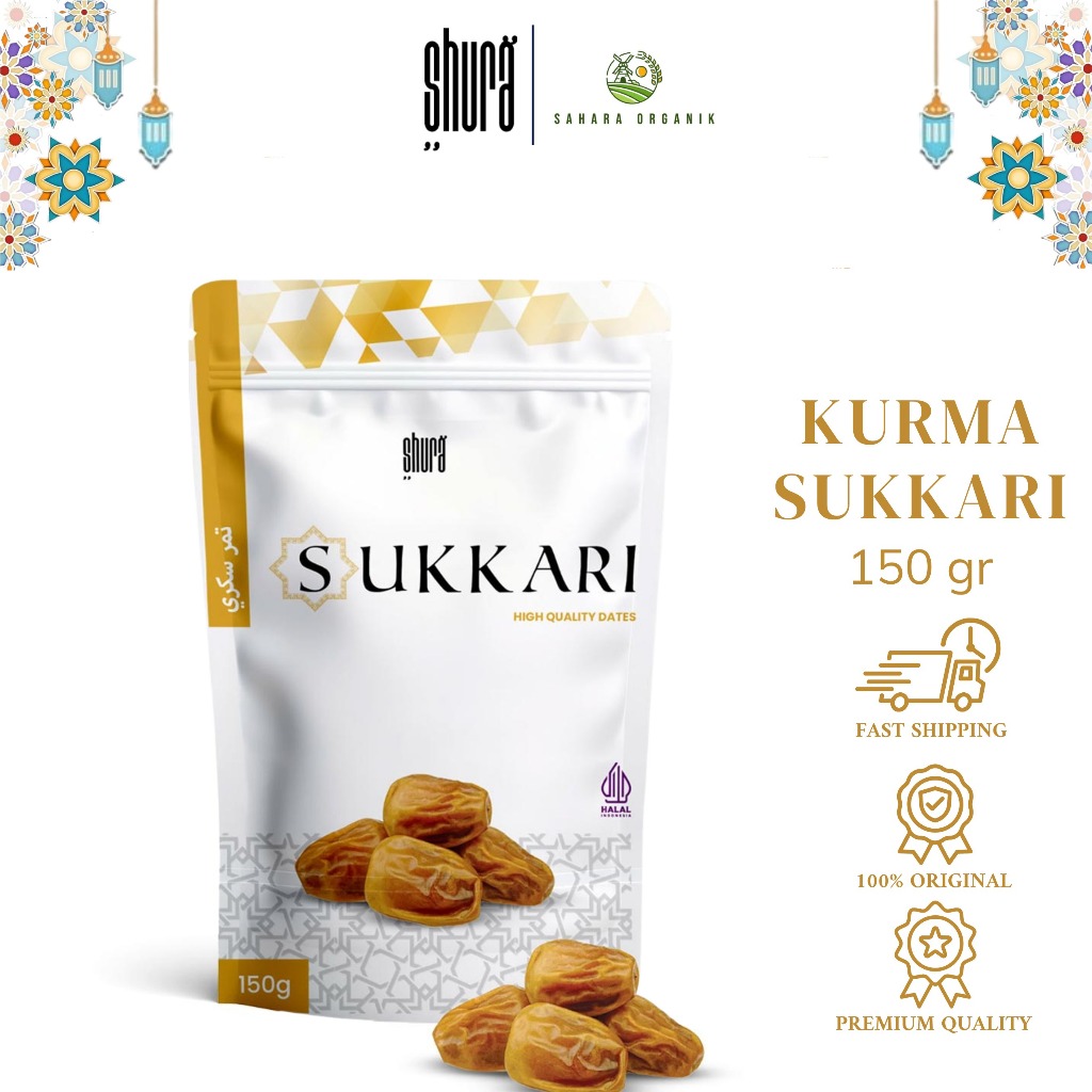 

Shura Kurma Dates Sukari 150gr Premium Original High Quality
