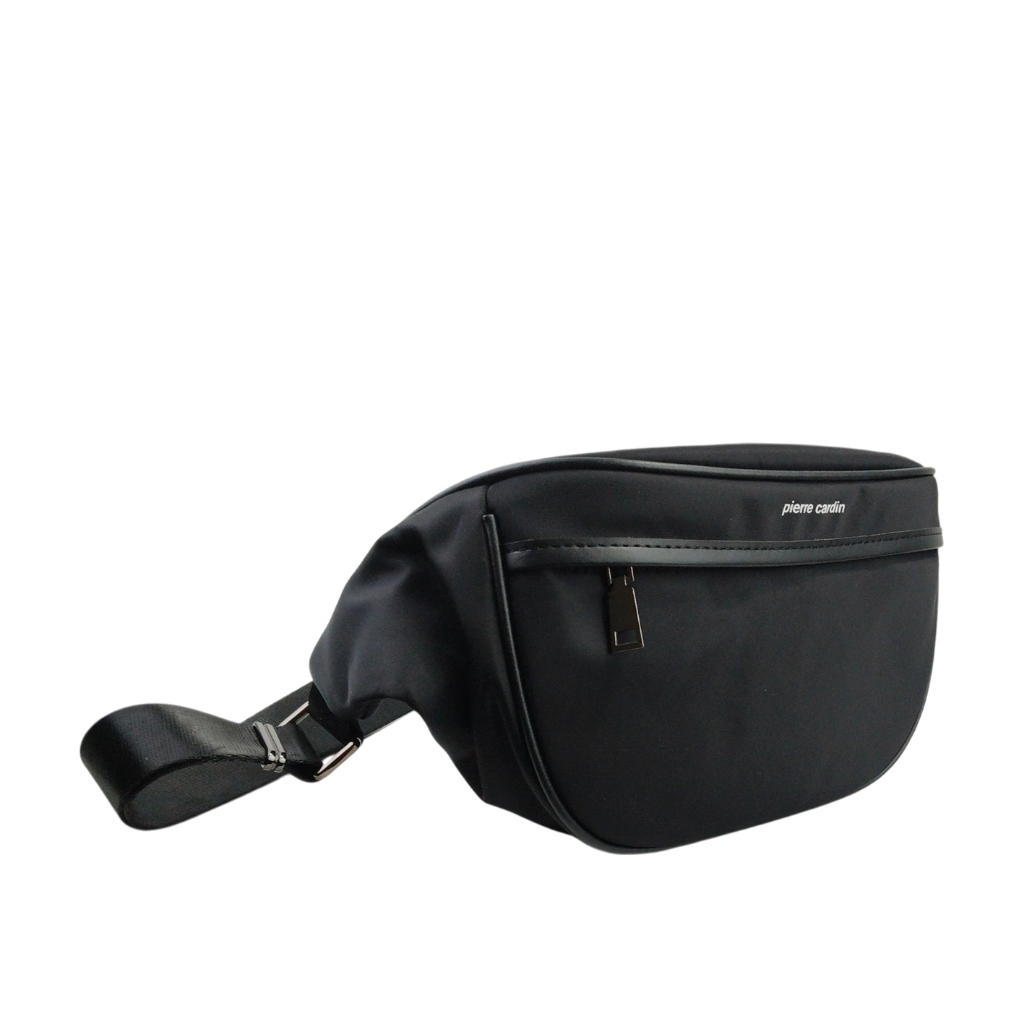 Pierre Cardin Tas Pinggang Pria Selempang Waist Bag Hitam 9112832901BLA-Black