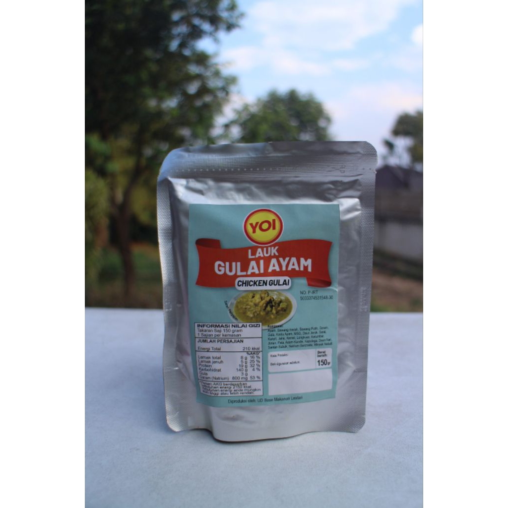 

Lauk Gulai Ayam YOI 150 gr