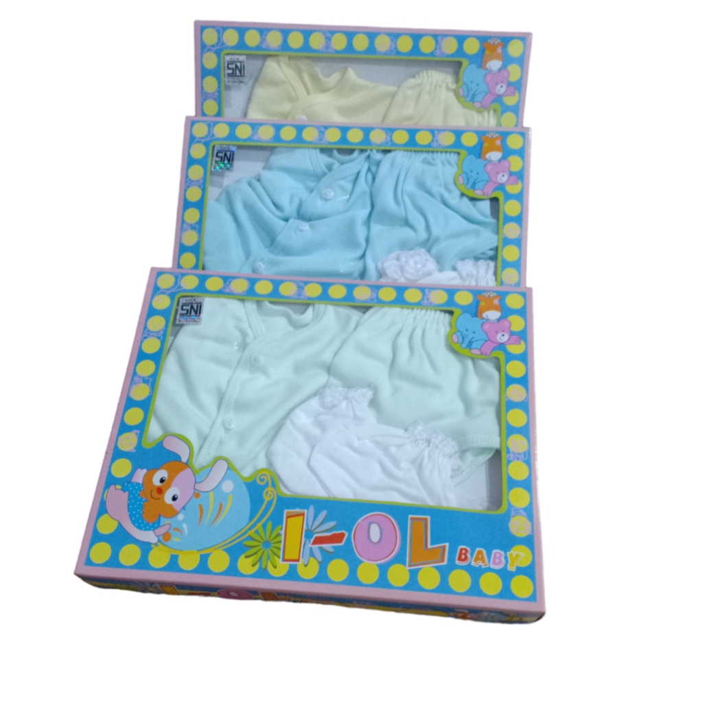 Setelan Baju Bayi Newborn Baby Gift Set - Hadiah Bayi Baru Lahir, Katun Super Lembut I-OL