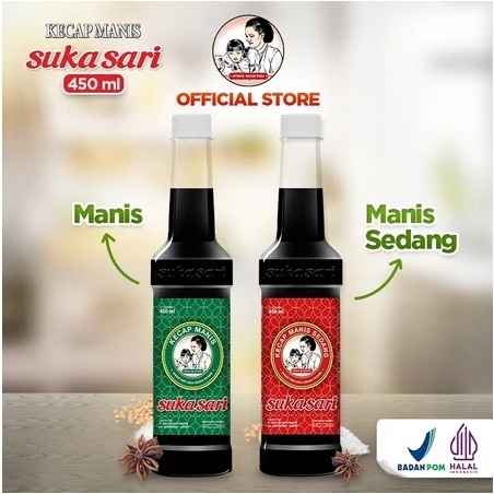 

Kecap Sukasari Botol Plastik 450 ml