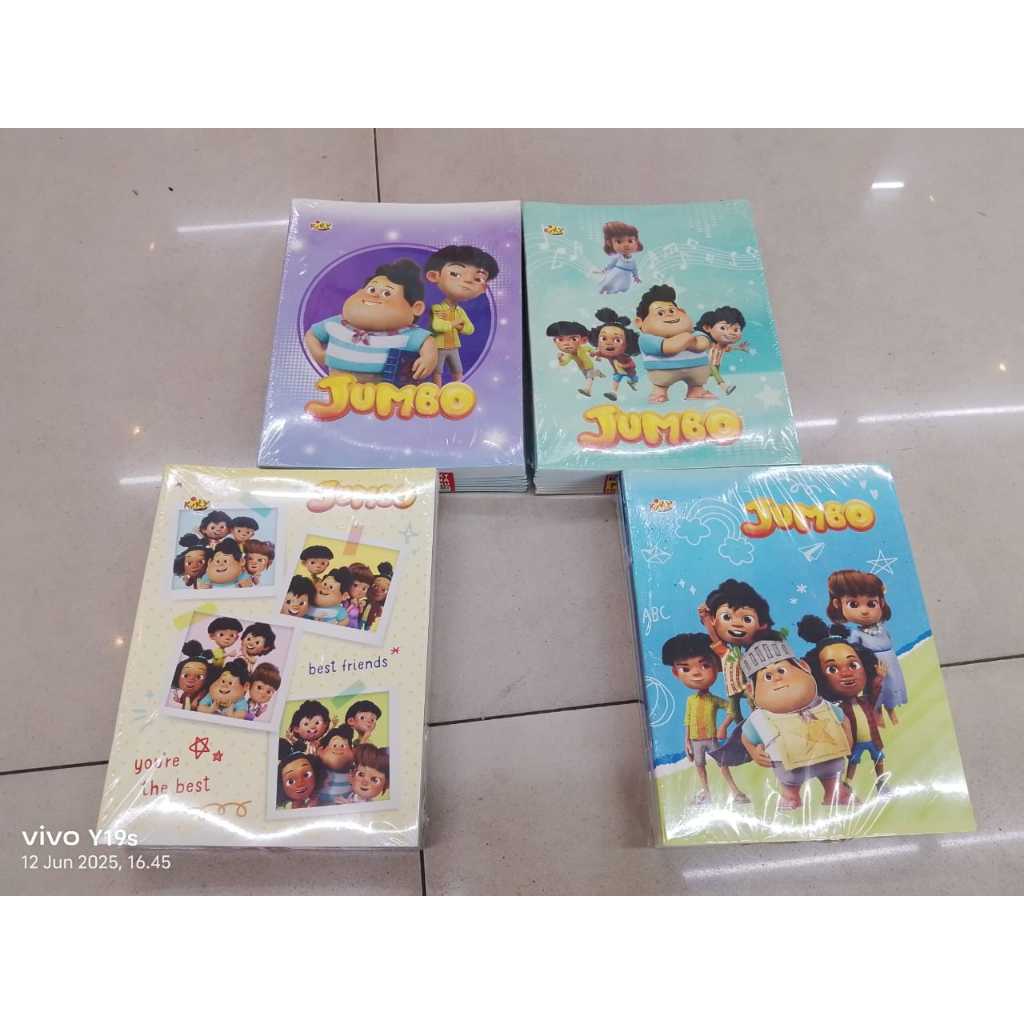 

NYBEBY26 BUKU TULIS KIKY 38 LEMBAR COLLAB WITH JUMBO GARIS POLOS TIDAK WARNA