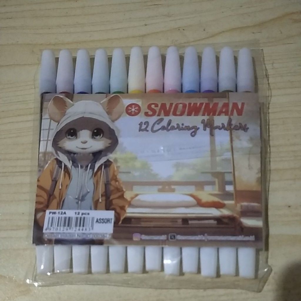 

spidol snowman 12 pcs