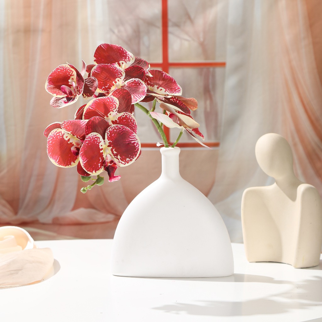 Ensemble Bunga Anggrek Bunga Hias Plastik Bunga Hias Plastik bunga hiasan ruang tamu