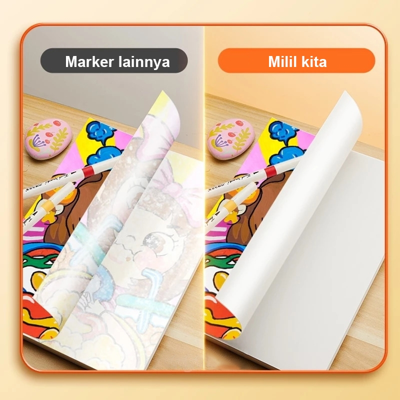 

Ay00! LEME 24/36/48/60/80 Warna Sketsa Spidol Umum General Marker Set Animation Markers