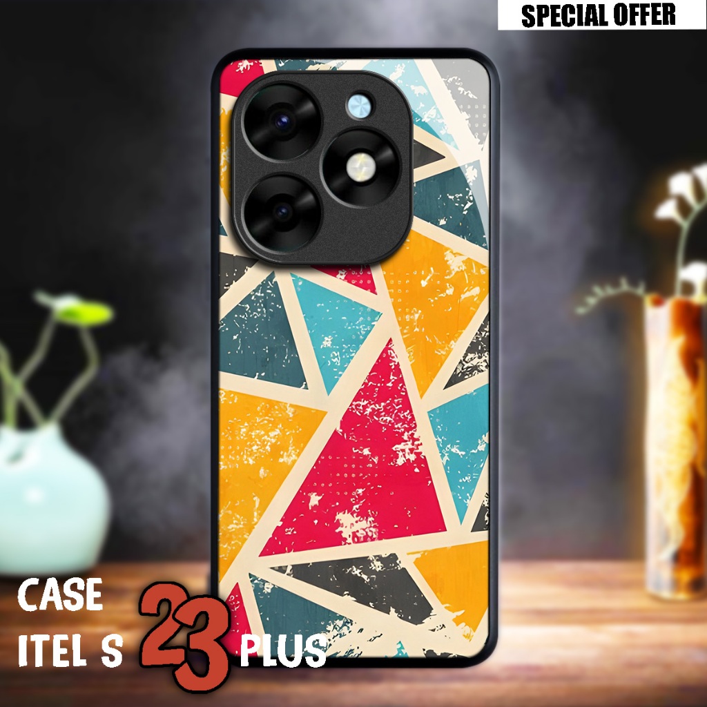 Bonanza - Case Itel S23 Plus   - Case Custom - Kesing Hp Itel S23 Plus Terlaris - Fashion Kesing - B