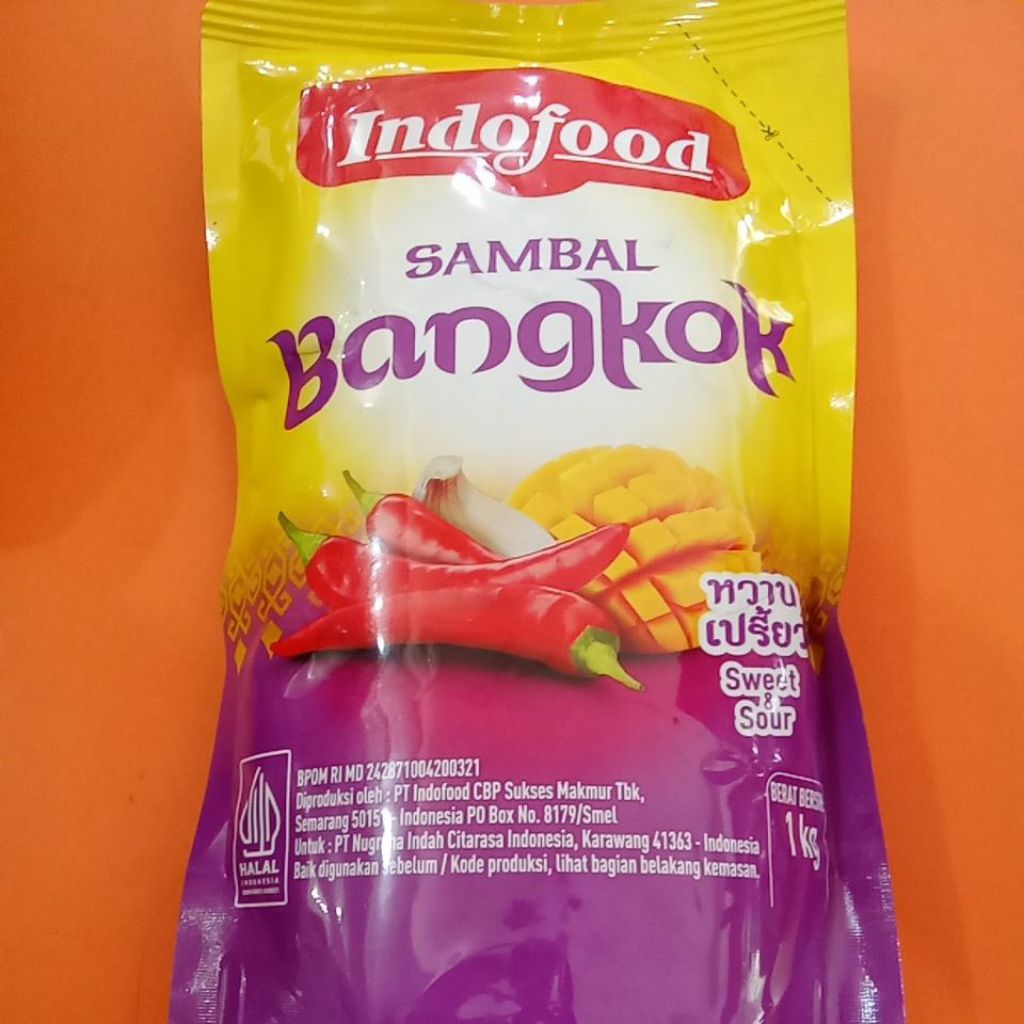

Indofood sambal bangkok 1 kg