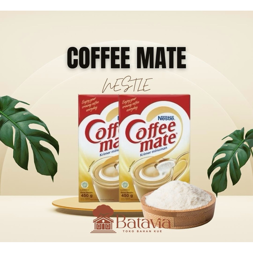 

NESTLÉ Coffee-Mate Creamer Box 450g | NESTLE COFFEE MATE CREAMER (Krimer Minuman) 450g