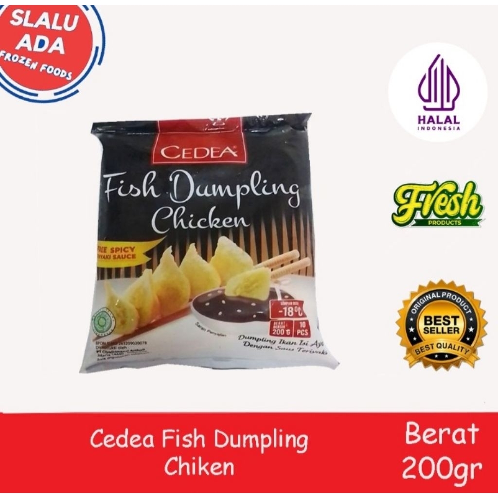 

Cedea Dumpling Chicken 200gr Olahan Ikan Dan Ayam