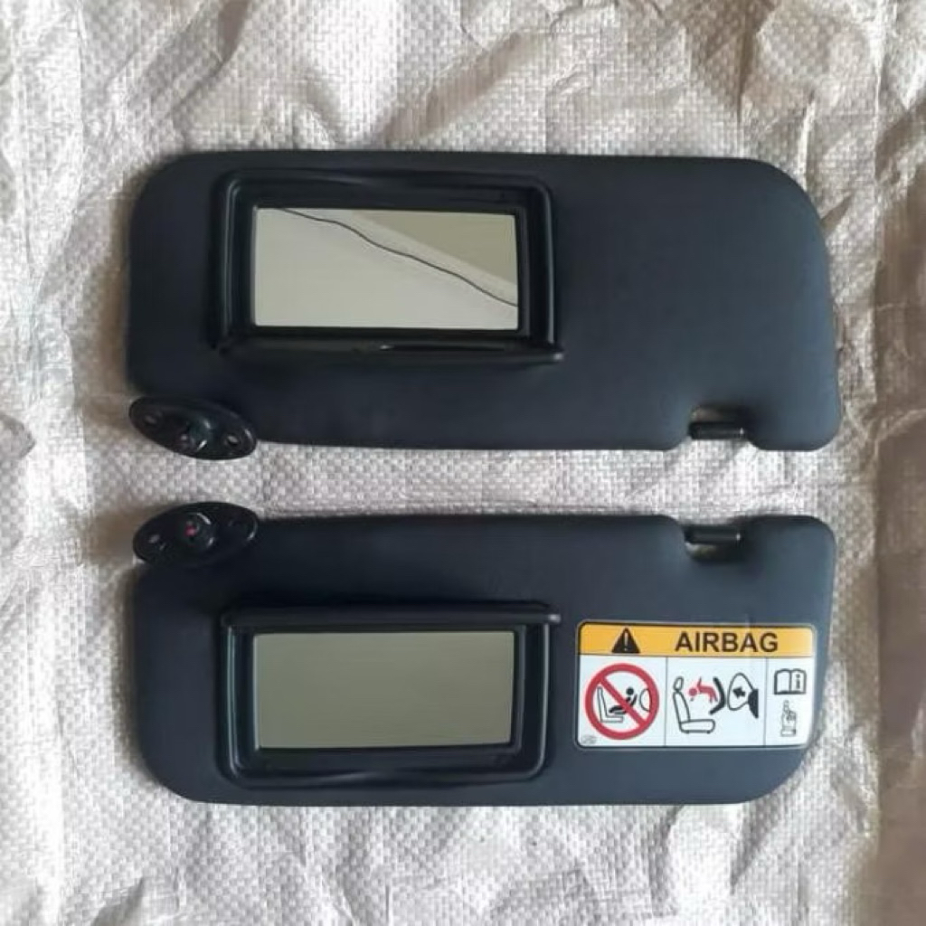 sun visor yaris bakpao vios warna hitam trd harga satuan original