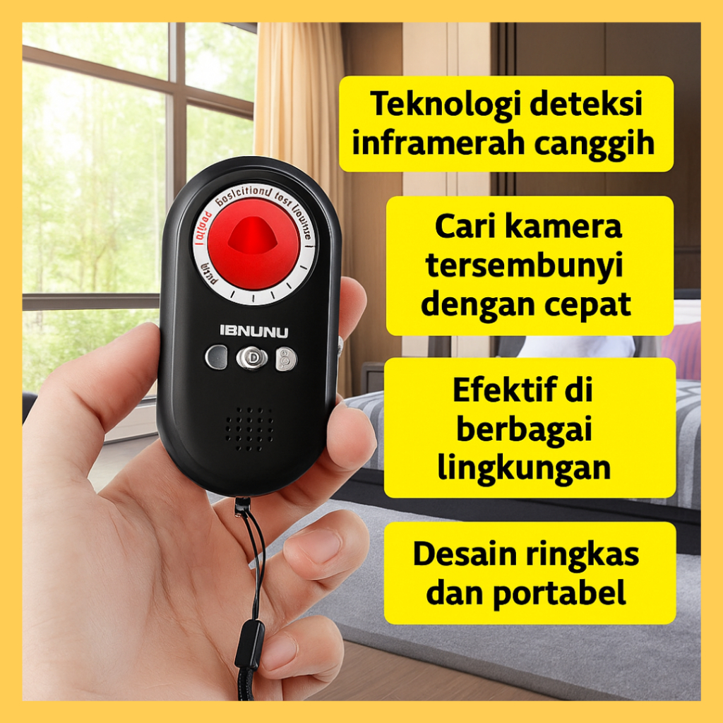 CAMERA DETECTOR Hidden Spy Camera ANTI HIDDEN CAMERA anti spy kamera Pendeteksi Kamera Tersembunyi A