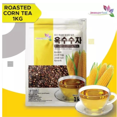 

Teh Biji Jagung Panggang Korea Utuh 1kg Lokal / Roasted Corn Seeds 1Kg