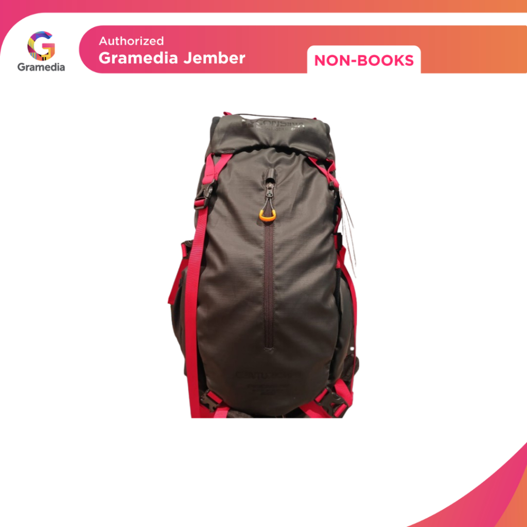 Carrier Consina Centurion 55 L Black on Black - Gramedia Jember