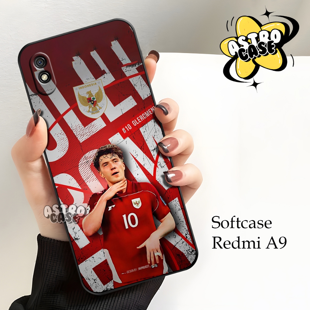 Astrocase- Case Redmi 9A New Full Cover Motif OLee- Cassing Redmi 9a Full karet Case Keren Redmi All