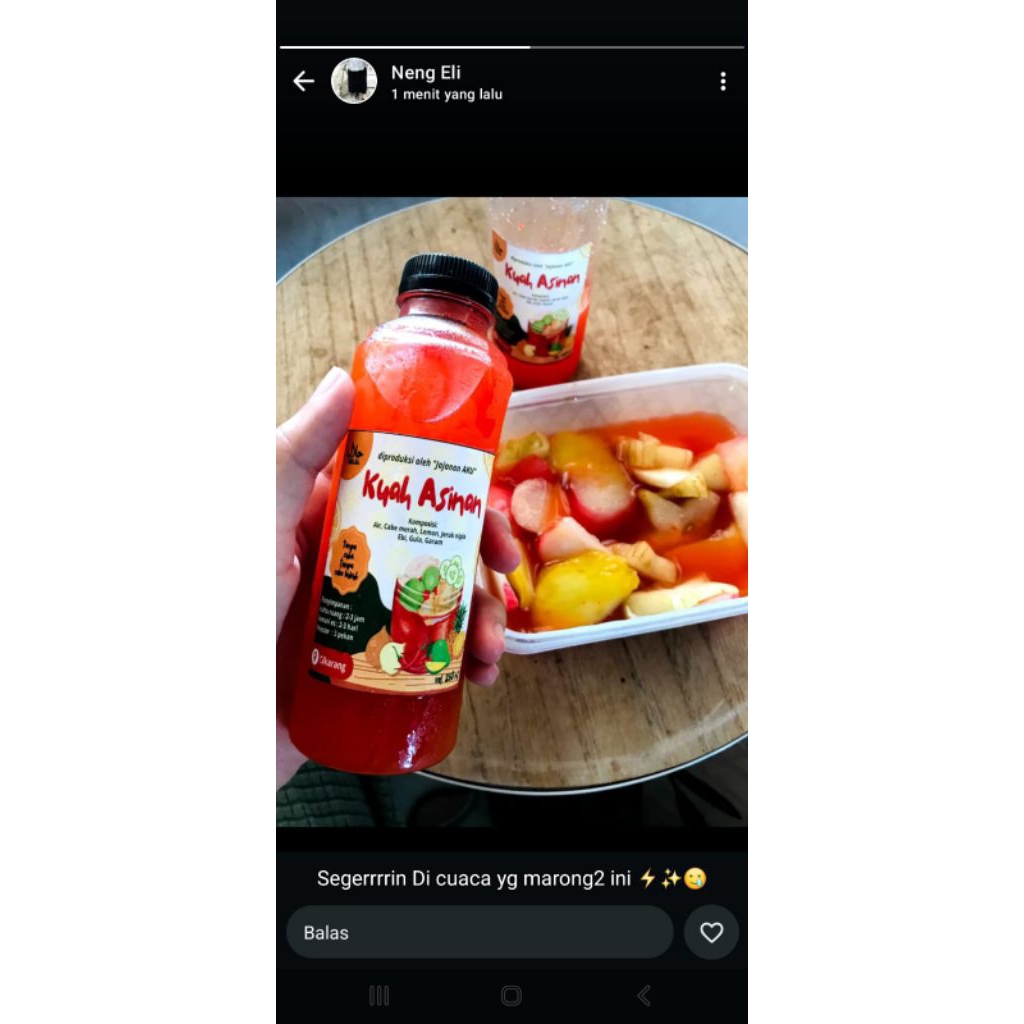 

Kuah Asinan, Jajanan Aku