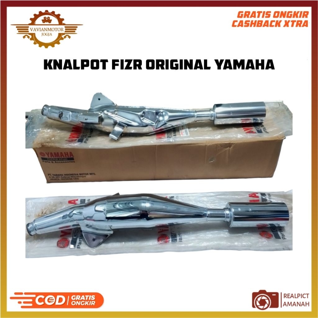 Knalpot Kenalpot Fizr Fiz r Ori Original Yamaha YGP Tanpa Leheran