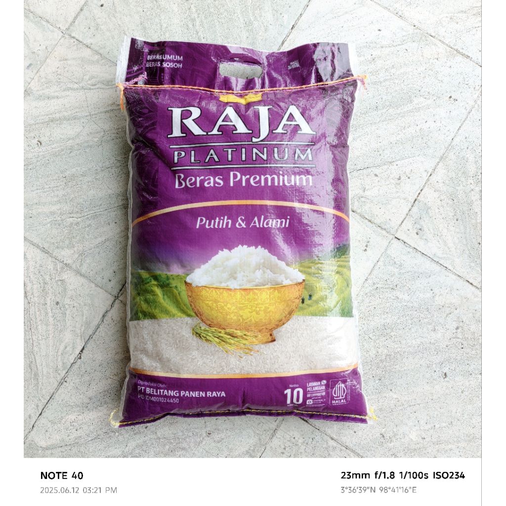 

RAJA PLATINUM ~ BERAS PREMIUM PUTIH 10KG
