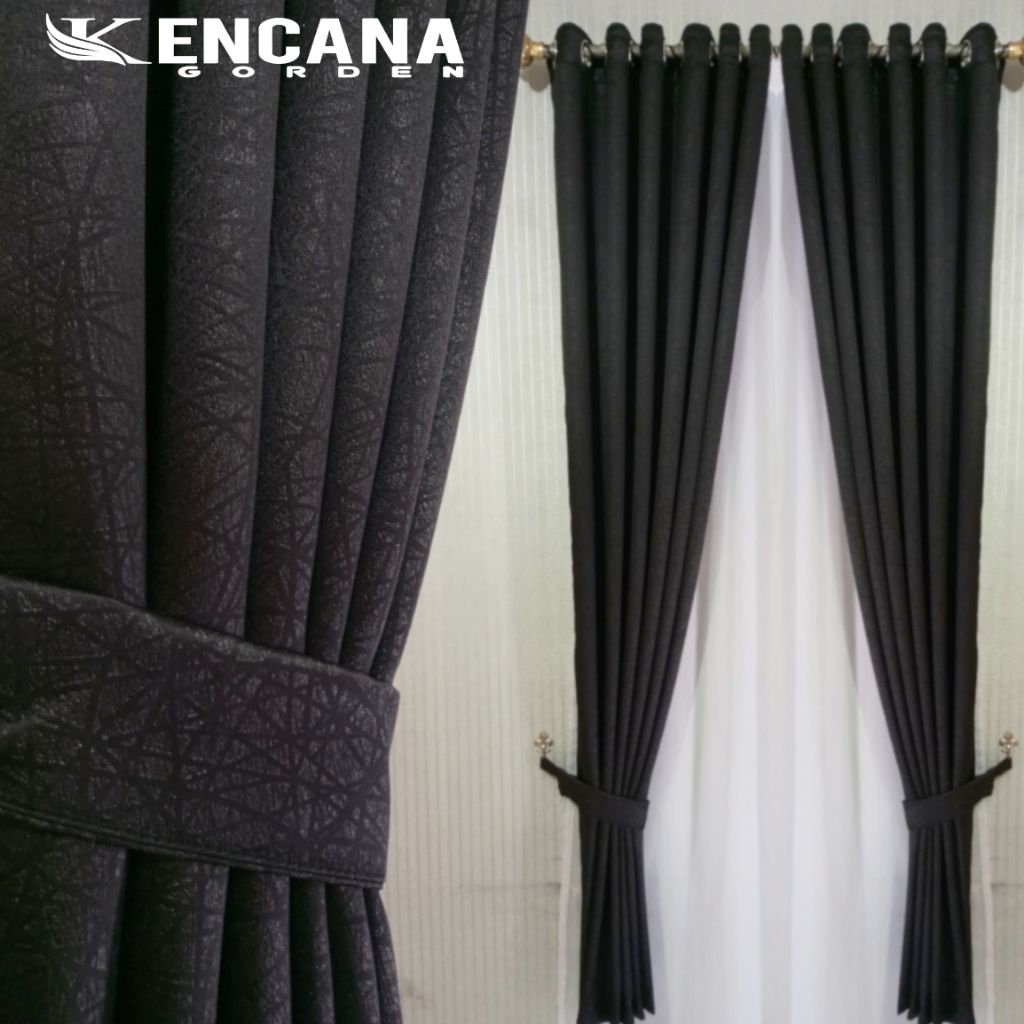 GORDEN HOTEL BLACKOUT PREMIUM Polos dan tebal Blackout 80% gorden jendela gorden pintu korden polos