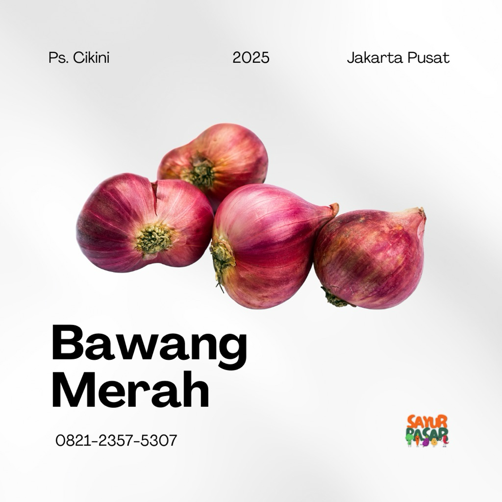 

Bawang Merah Brebes 500gr – Wangi dan Renyah untuk Masakan