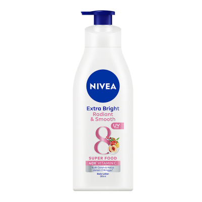 Nivea Extra Bright Lotion Pelembap Tubuh Radiant & Smooth Pump 380 ml