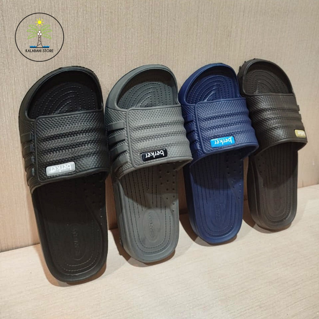 Sandal Slop Pria Karet New Era Berker Ringan Anti Air - MB E 1135 39/44