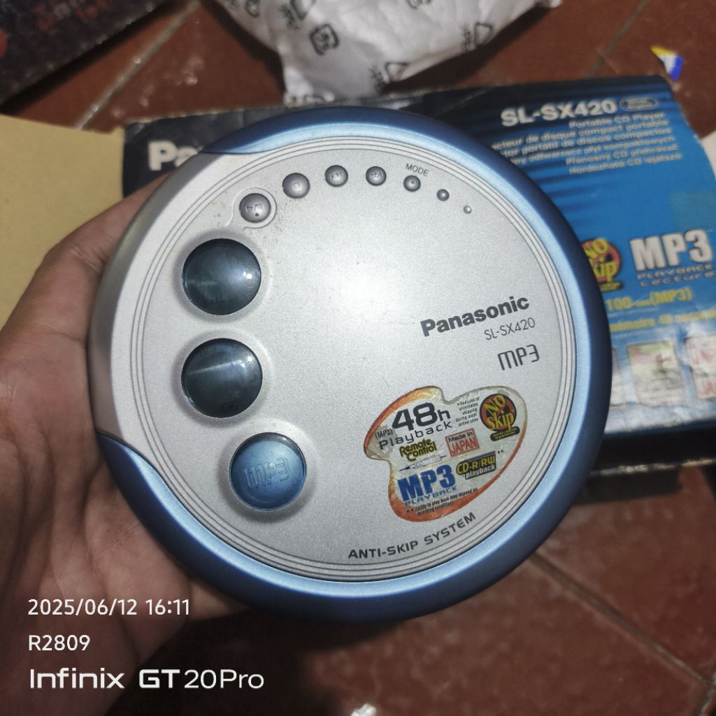 Discman panasonic sl-sx420
