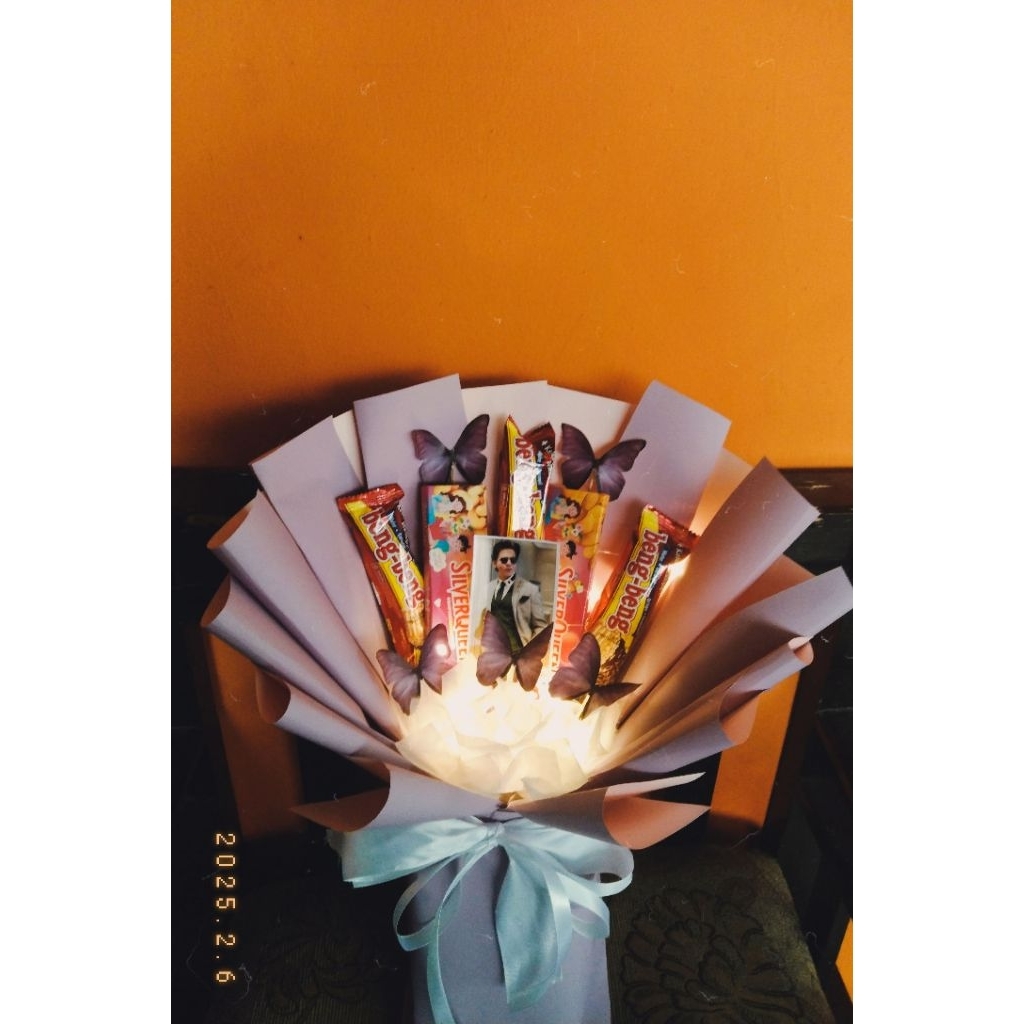 

buket snack coklat dan Bengbeng,nyala