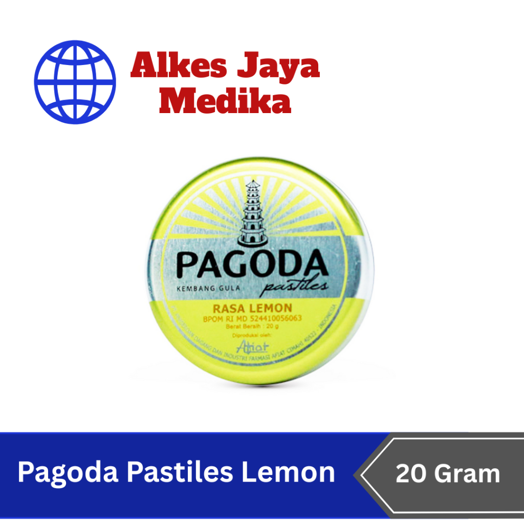 

Pagoda Pastiles Rasa Lemon 20gr - Permen Pelega Tenggorokan