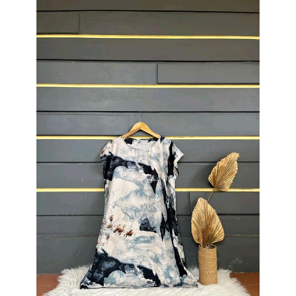 RB Daster Long Selutut Grosir Murah Konveksi Tasikmalaya Daster 30 ribu Selutut Non Busui Dress