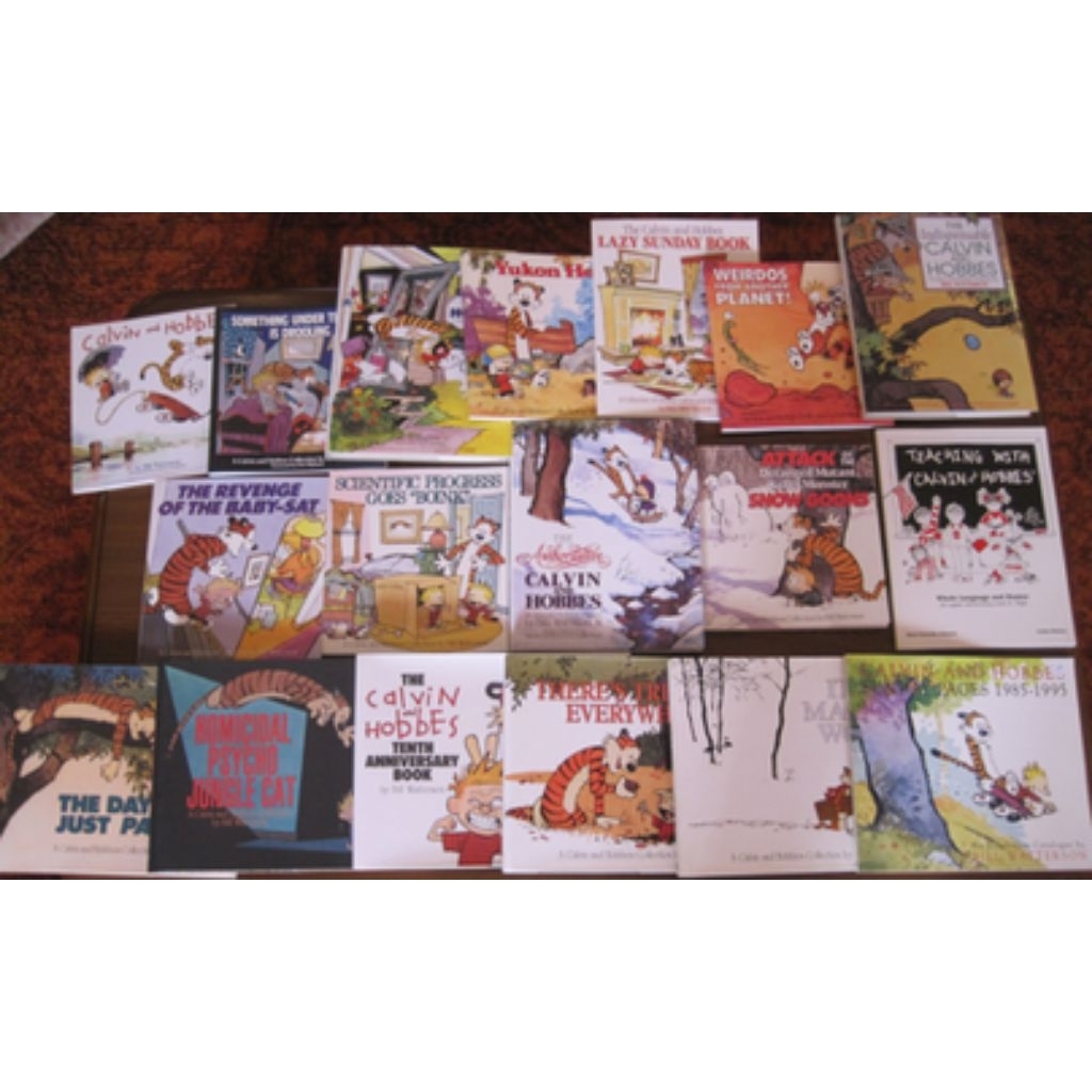 Calvin and Hobbes Buku Komik Anak Import Bahasa Inggris by Bill Watterson Impor Collectors