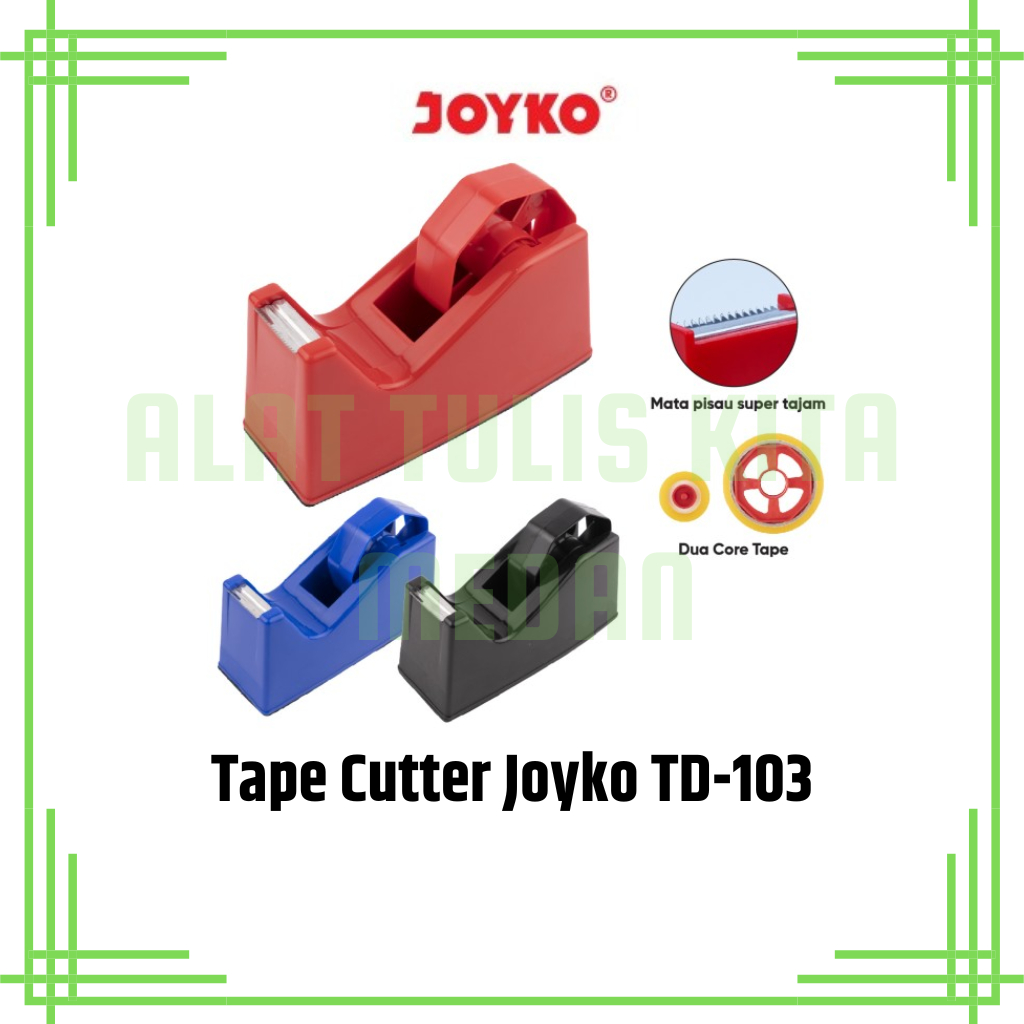 

(1 Pcs) Tape Dispenser Besar Joyko TD-103 / Tape Cutter / Tempat Lakban Isolasi Besar Joyko TD-103