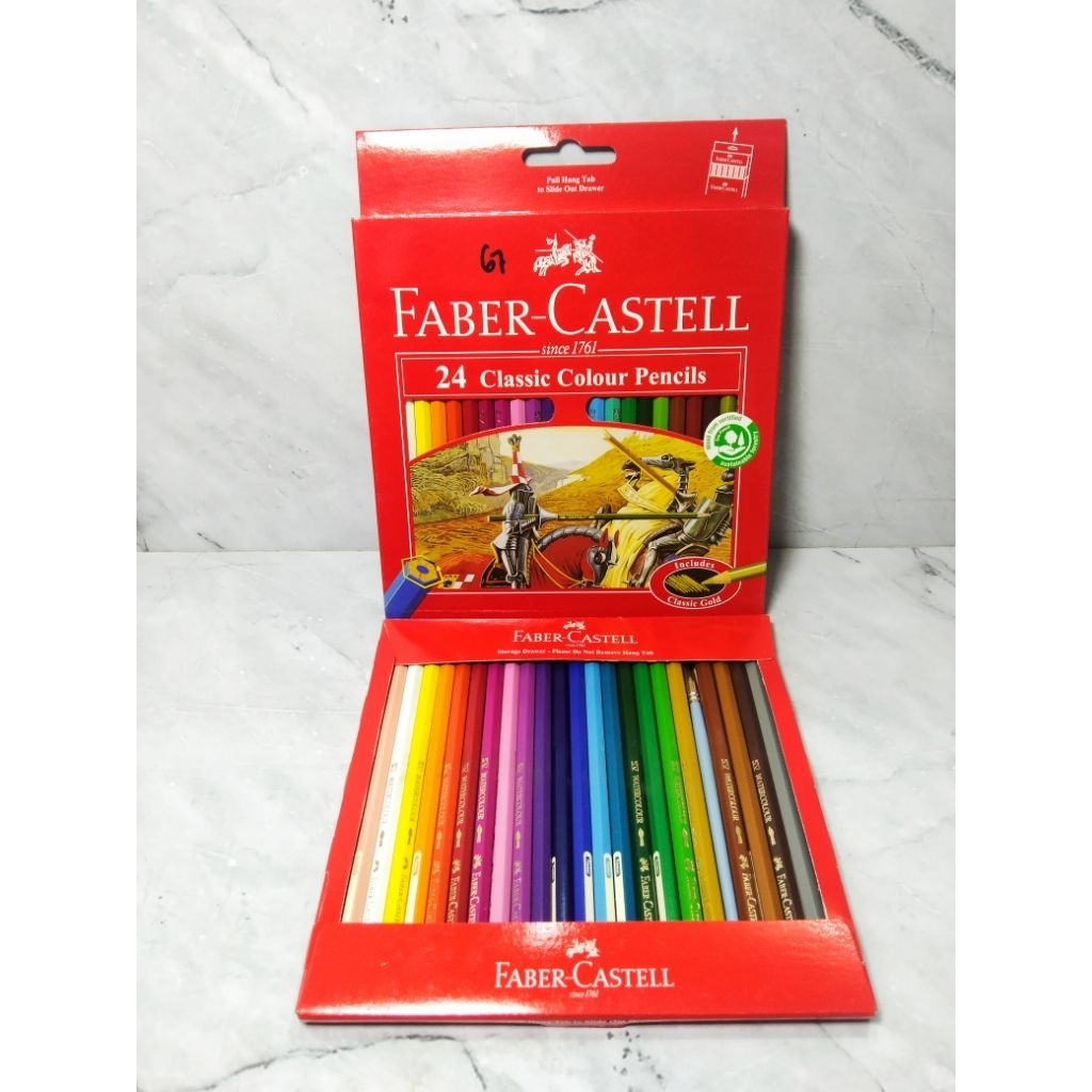 

PENSIL WARNA FABER-CASTELL ISI 24 WARNA / PENSIL CAT KAYU ISI 24 WARNA - FABER-CASTELL