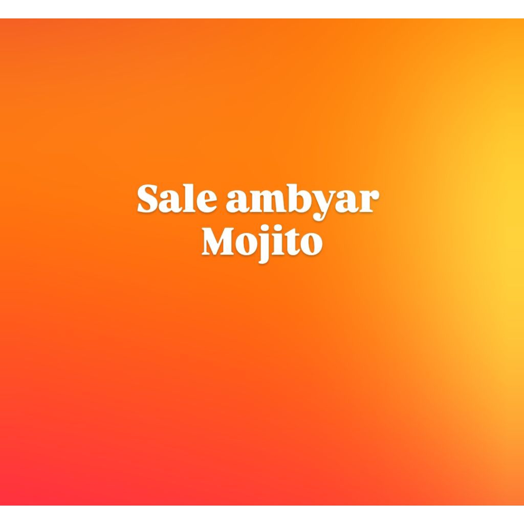 etalase tas mojito