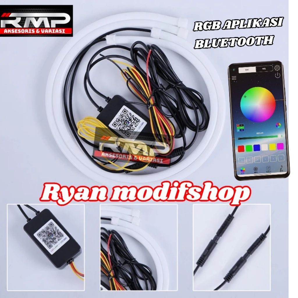 LAMPU ALIS  RGB APLIKASI 30 45 dan 60 cm koneksi BLUETOOTH 30cm  SMART LED RGB MATRIX APLIKASI LEDLA