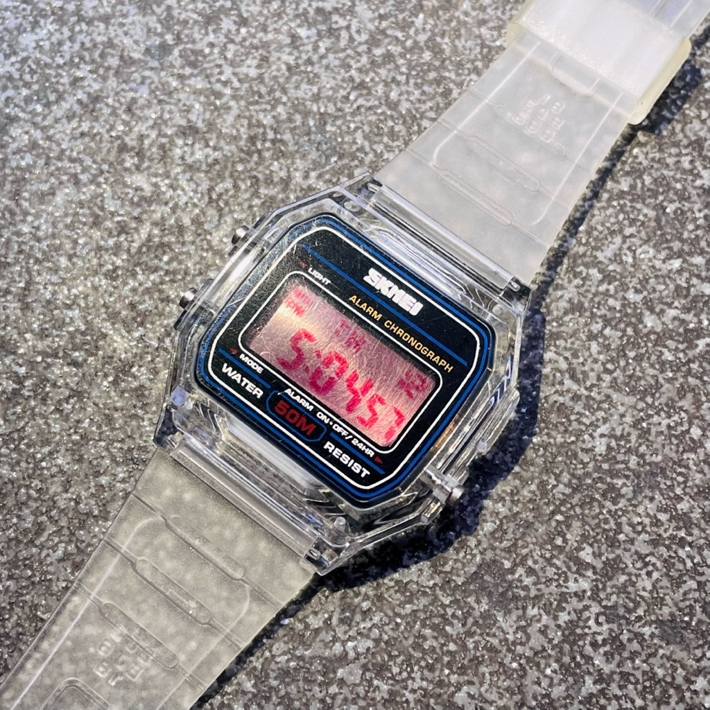 Color polarizer / Polaris warna untuk modifikasi jam tangan digital F-91, 1412, 2056 dll