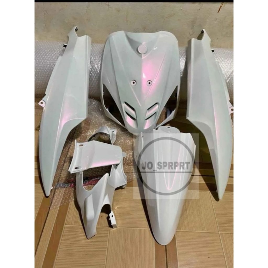 Full body halus mio sporty - putih lembayung violet