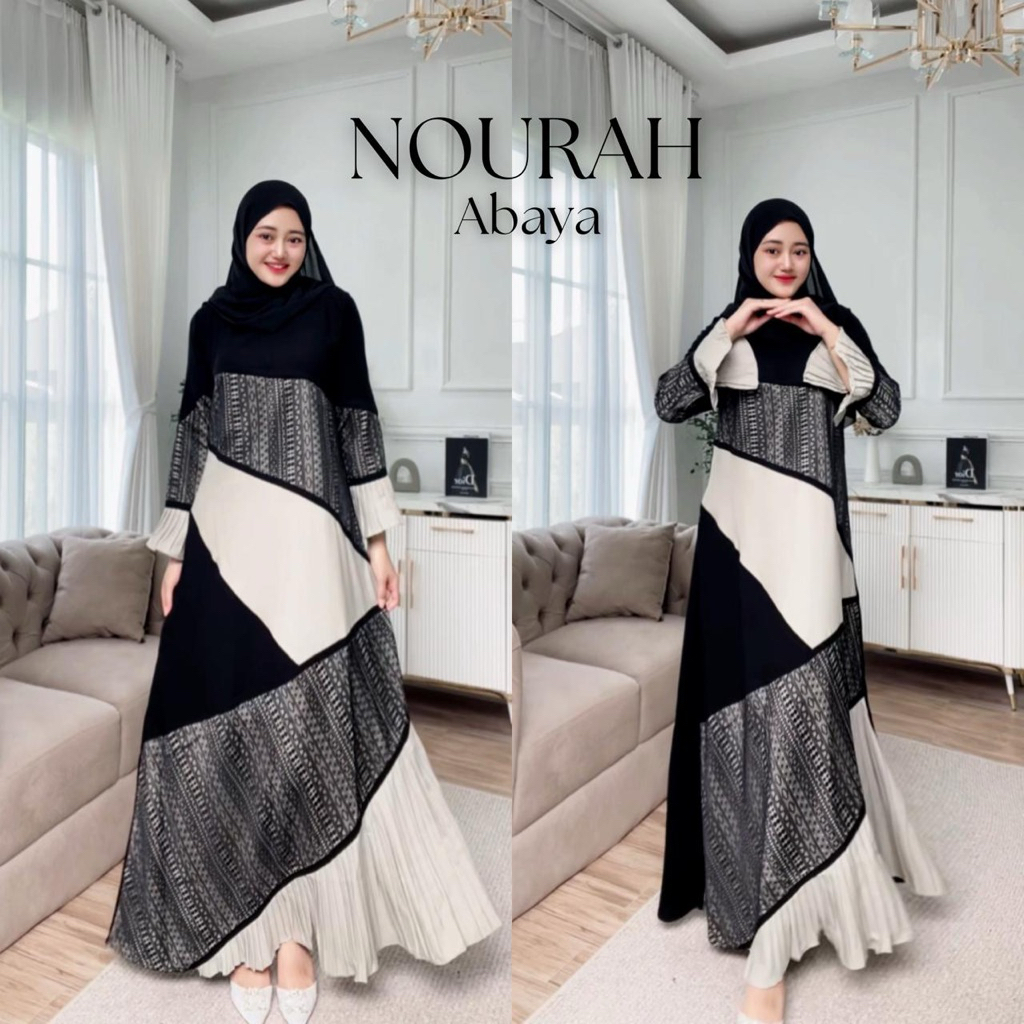 NOURAH ABAYA gamis muslim turkey original mieux mieux