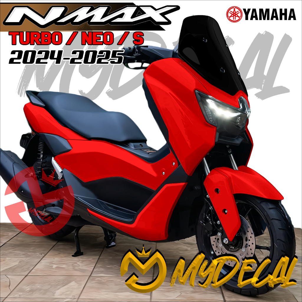 Decal Sticker Full Body Yamaha NMAX Turbo Nmax Neo Variasi Polos MD01700 Desain Bebas Custom Dekal