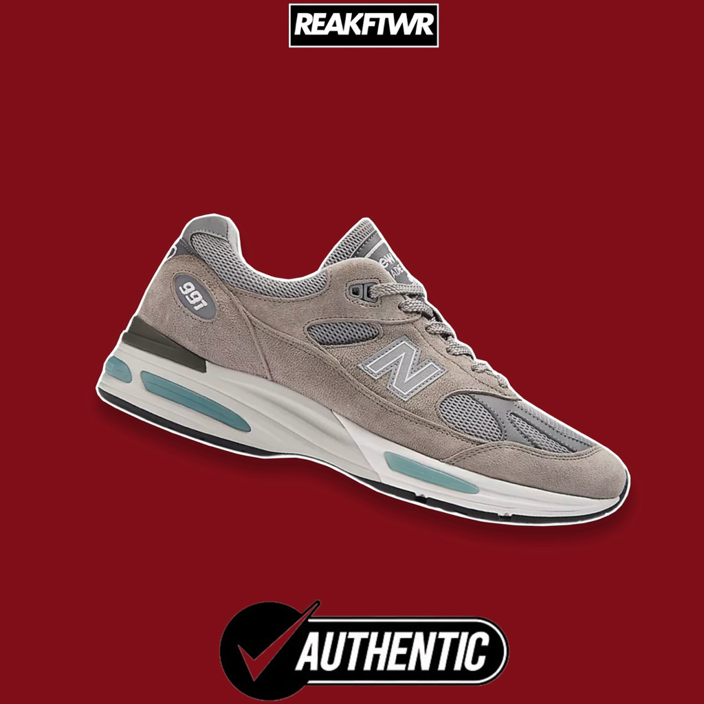 New Balance 991v2 Rock Ridge Grey [U991GL2] Made in UK Original - Sepatu NB 991 v2 AUTHENTIC